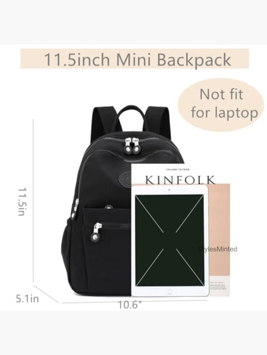 Mini Lightweight Nylon Backpack, 11L Daypack for Travel main image 6